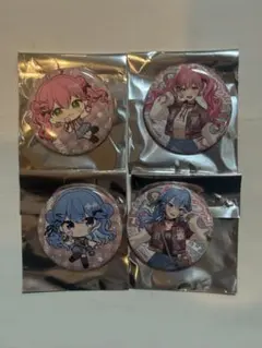 赤倉 チョコケーキ6姉妹 缶バッジ 4点セット | Mercari