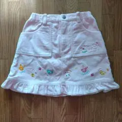 mezzo piano メゾピアノ ピンクフリルスカート 120