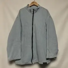 USA製90's古着【PRIME】春夏ヘンプコットン ジップアップスウェットのサムネイル