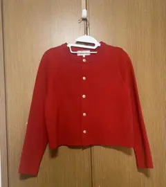 ロペピクニック ミラノリブ金ボタンニットカーディガン