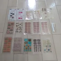 ネイルシール セット まとめ売り ダイソー セリア シーイン オホーラ