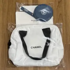 シャネル ノベルティハンドバッグ＋コインケース（ミニポーチ）ブルー