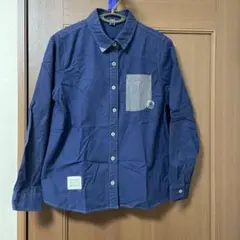 最終sale✳︎ノーザントラック　レギュラーシャツ　ネイビー　M