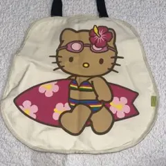 未使用品 sweet 付録　日焼けハローキティどデカトートバッグ