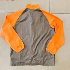 新品✨ PUMA ウィンドブレーカー 160サイズ オレンジ/グレー ピステ