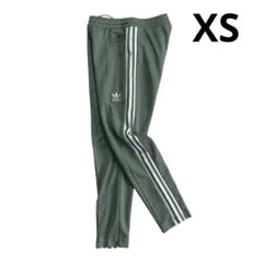 2018年 Adidas トラックパンツ XS 黄緑 白 スキニー ジャージ