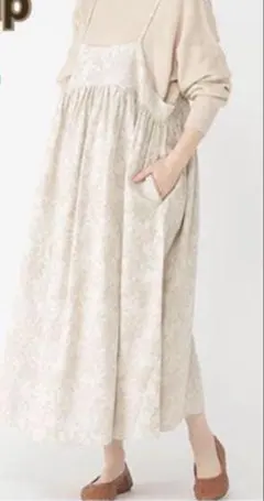 ジャガードキャミワンピース