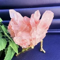 爆レア❗️浄化❗️超綺麗♡超強いパワー ピンク ヒマラヤ クラスター天然石A1473