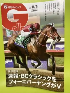 最新号　週刊ギャロップ　2025/11/9 応募券無し 11月3日発行