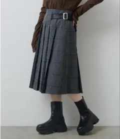 ❤️タグ付き未使用 2.7万円 チェックプリーツスカート／イエナ ロート