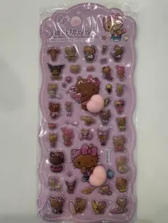 日焼け　キティ　おしりシール　立体シール　ボンボンドロップ　ぷにぷにシール