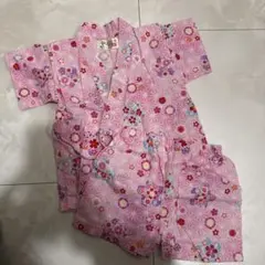 ピンク 甚平 80サイズ