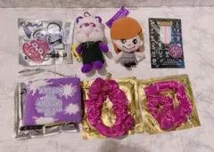 AAA 宇野実彩子　宇野ちゃん　紫　グッズ　まとめ売り　シュシュ　リストバンド