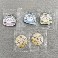 ちいかわ くら寿司 コラボ びっくらポン マグネット 缶バッジ ハチワレ うさぎ