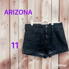 USA古着 ARIZONA ブラックデニムショーツ 11 スミ黒