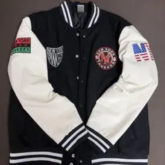 NEW YORK YANKEES スタジャン ブラック/ホワイト