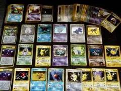 【ポケカ引退品】ポケモンカード旧裏まとめ売りコロコロコピカチュウ光沢ありミュウ等