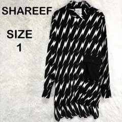e*o様 美品 ✨ SHAREEF ロングシャツ 長袖シャツ イナズマ 雷 モノ