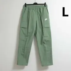 L グリーン ナイキ カーゴ ウーブン パンツ コットン