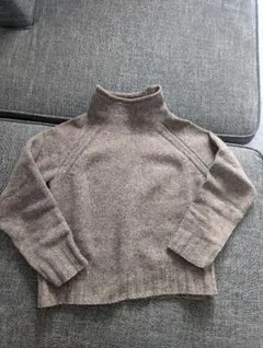 MHL. タートルネック ニットセーター II ブラウン系