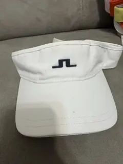 J.LINDEBERG USA サンバイザー ホワイト | Mercari