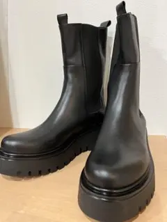 【未使用級】コルソローマBEARDSLEY(ビアズリー)サイドゴア厚底ブーツ