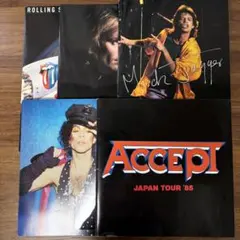 Accept Japan Tour 1986 パンフレット - メルカリ