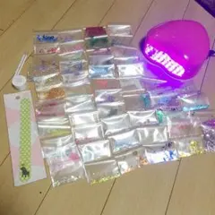 ジェルネイルセット！！豪華６１点＋オマケ１０点