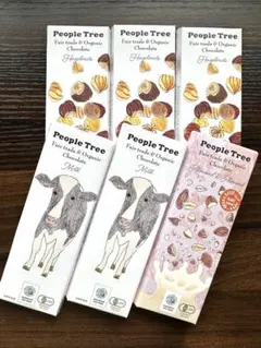 People Tree フェアトレード&オーガニックチョコレート 6枚セットのサムネイル
