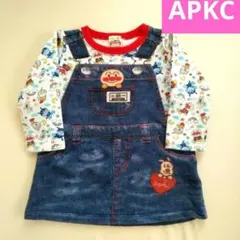 アンパンマンキッズコレクション トレーナー ワンピース だまし絵 90