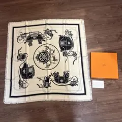 Q*p様 E3【美品】HERMES エルメス スカーフ カレ90 踊り子 バレリ