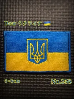 Dear ウクライナ　サバゲー ミリタリー ベルクロ パッチ ワッペン