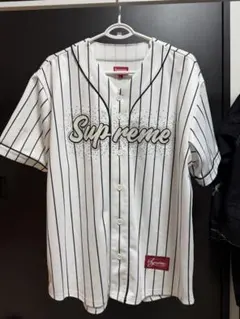 2026年最新】Supreme Rhinestone Stripe Baseball Jerseyの人気