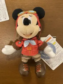 ミニーぬいぐるみバッジ