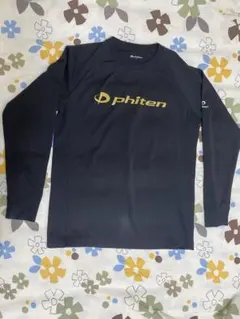 Phiten ファイテン 長袖Tシャツ ロンT ブラック M スポーツウェアのサムネイル