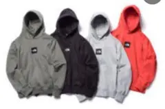 【新品　未使用】 ノースフェイス　ヘザー ロゴ ビッグ フーディー パーカー