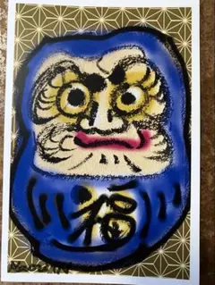 来福　ダルマ　達磨　イラスト