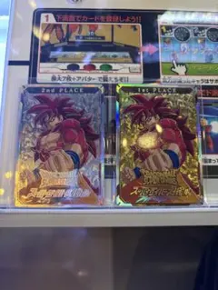 ドラゴンボールスーパーダイバーズ カード風賞状優勝準優勝カード