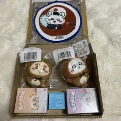 ちいかわたぬきだもんくじC賞、もっちりころりんシーサーモモンガ、松屋タオルセット