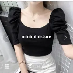 パフスリーブカットソーのサムネイル