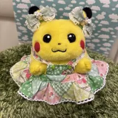 ハンドメイド 初期ピカチュウ マイピカチュウ ドレス浴衣コスチューム