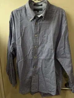 TOMMY HILFIGER チェック柄 長袖シャツ M