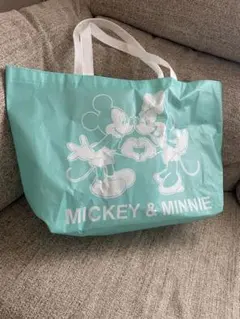 ミッキー ミニー　不織布大きなかばん　ディズニーランド土産用