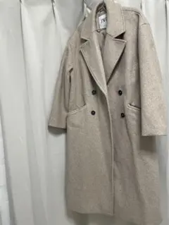 ZARA ベージュ チェスターコート XS
