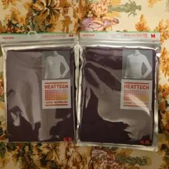 HEATTECH パープル Mサイズ 2枚セット