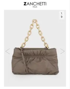 【極美品】ZANCHETTI AMLETO CHAIN PUFFY ショルダーのサムネイル