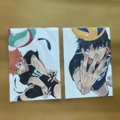 ハイキュー　影山飛雄　日向翔陽　ポストカード