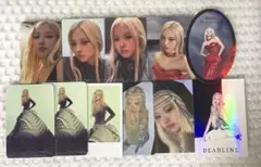BLACKPINK Deadline アルバム トレカ コンプリート ロゼ BLACKPINK DEADLINE ロゼ ラキドロ 韓国限定 特典 トレカ - メルカリ