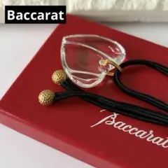 Baccarat ハート ネックレス クリスタル クリアのサムネイル