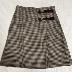 INGNI 台形スカート 千鳥柄 チェック柄 タイトスカート ミニスカート